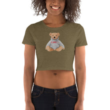 Load image into Gallery viewer, Cocoa Bear Crop Tee
